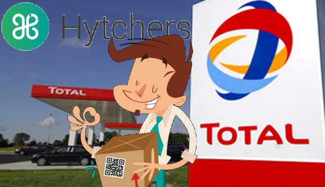 Hytchers réseau Belge de livraison de colis de station en station Total par des particuliers