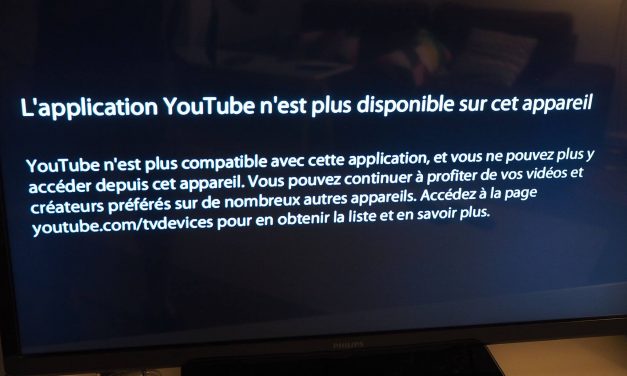 Fin de l’application Flash YouTube pour les téléviseurs