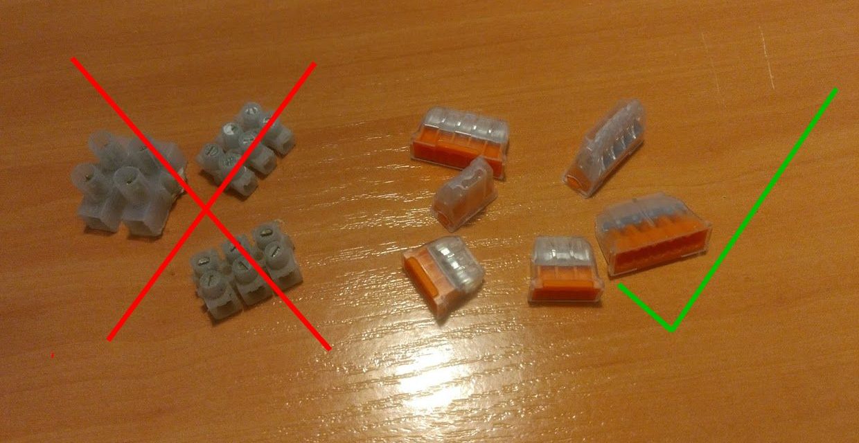 Sécurité électrique : raccord de lustre, sucre, dangereux - TiltoScope