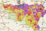 La valeur des maisons vendues en Wallonie et à Bruxelles