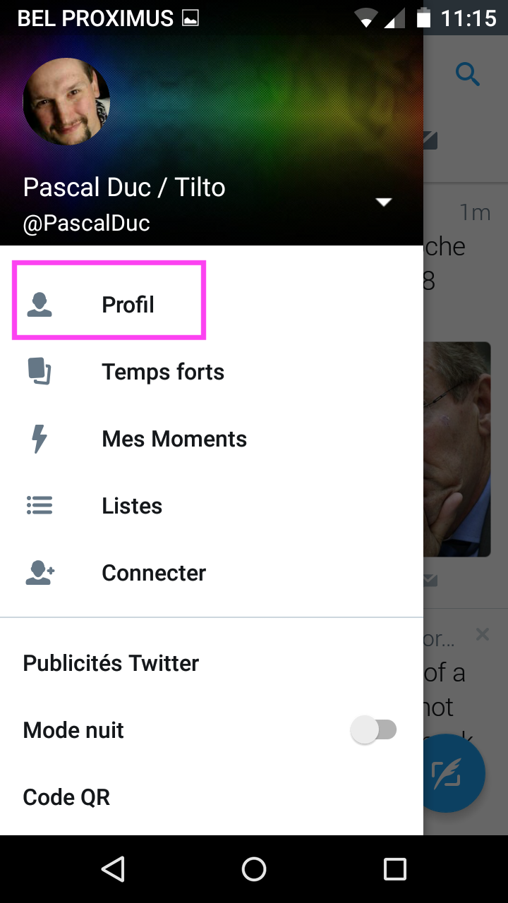 Comment obtenir son QR code Twitter - TiltoScope